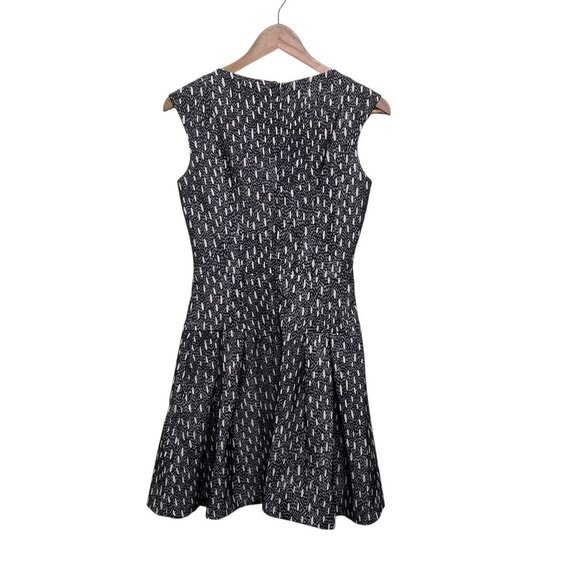 Zara Basic Blue and White Fit and Flare Dress Size S - Picture 3 of 4